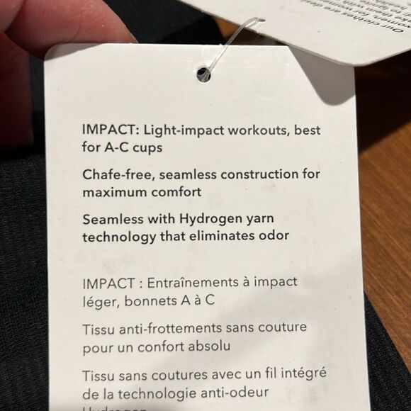 NWT Athleta Aurora Scoop sports bra size Extra Small D-DD cup. - Picture 4 of 6